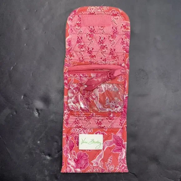 Vintage Vera Bradley Pink Hope Toile Cards Cuties Retired Tri-Fold Wallet - Picture 3 of 10